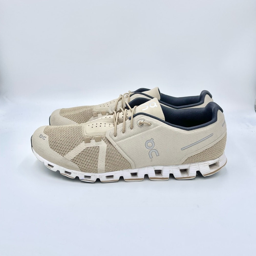 On Cloud 5 Sand/ Cream Lightweight Running Shoe Men’s size 12 - Picture 5 of 11